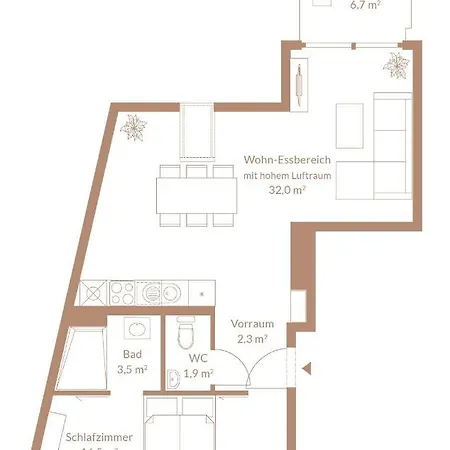 Penthouse Wien Mit Parkplatz Und Balkon Viena Exterior foto