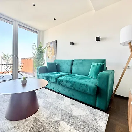 Penthouse Wien Mit Parkplatz Und Balkon Viena Exterior foto